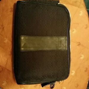 Coach signature cosmetic travel bag/poch